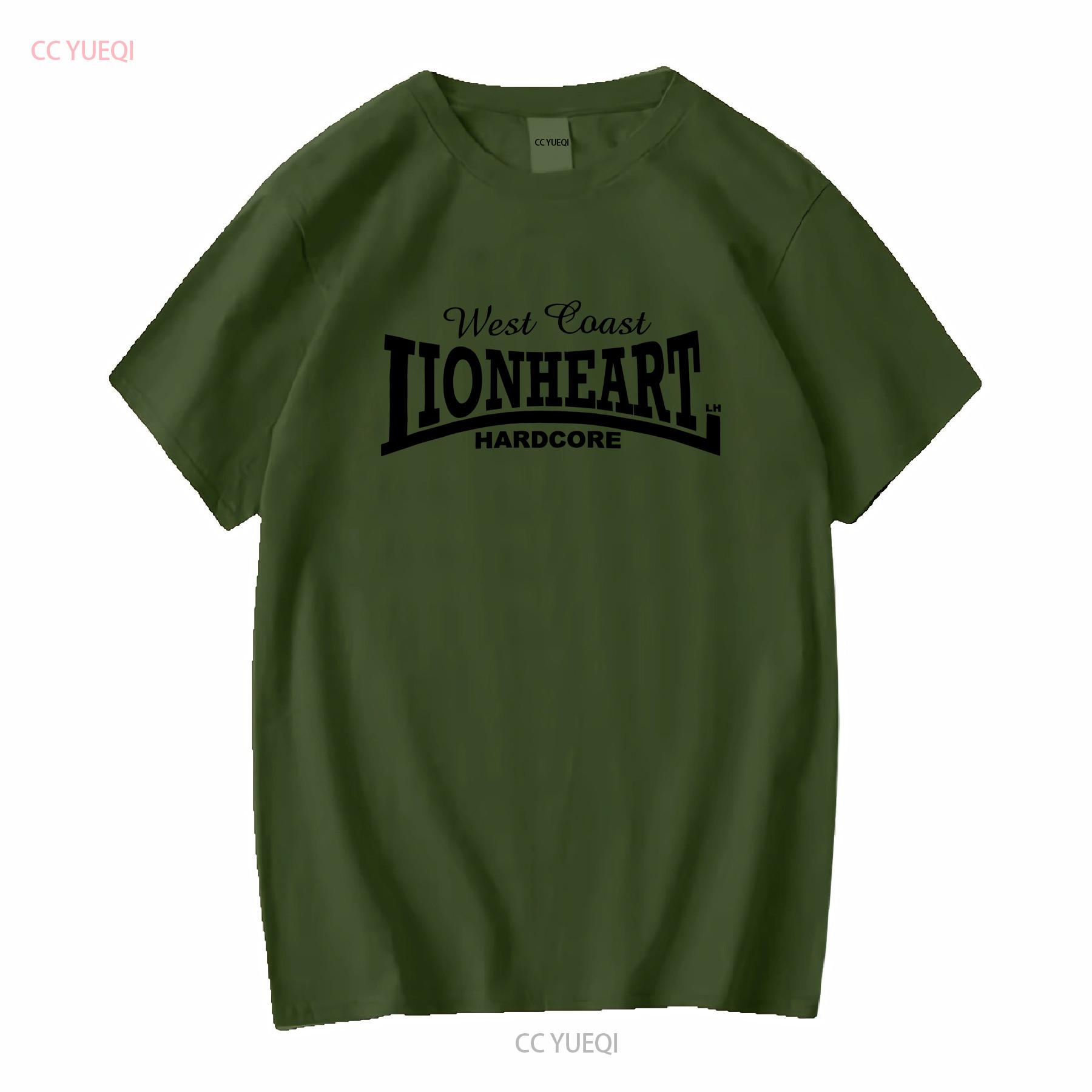 

Vintage LionhearT T Shirt Hardcore Size L West Coast vintage Washed Casual Unisex Stylish streetwear Breathable graphic S
