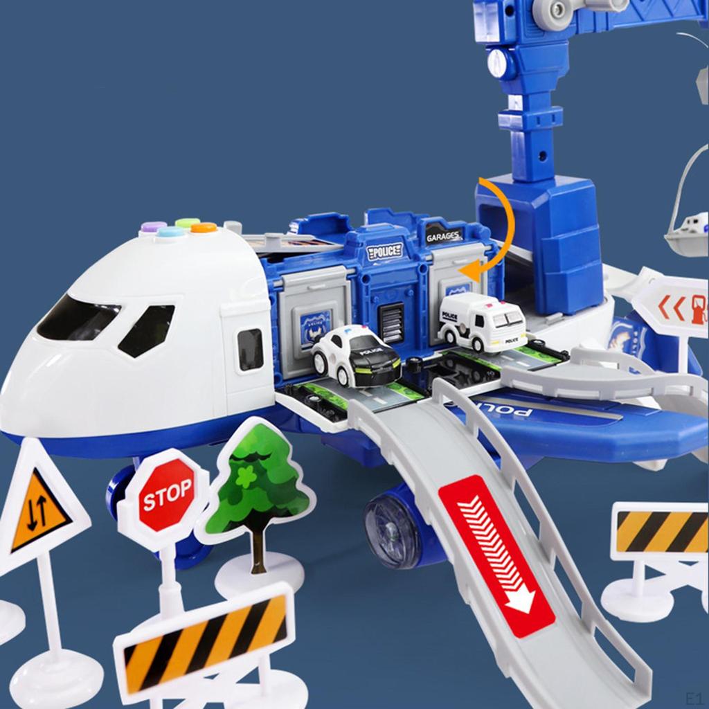 Toys Accessories Games Air Freighter Engineering Vehicles Set Distorted Scenes Inertia for