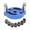 Vertical Self Centering Dowel Jig Kit 2/3/4/5/6/8/10mm Vertical Hole Puncher Drill Bushings Pocket Locator for Woodworking Beech