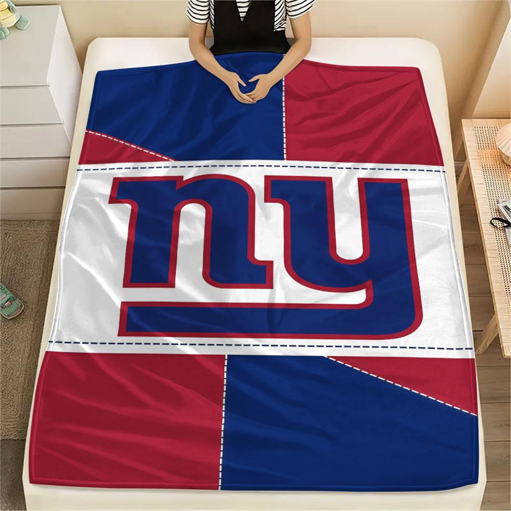 Giants Printed Flannel Blanket, soft throw for bedroom sofa, washable, fan merchandise, great gift.