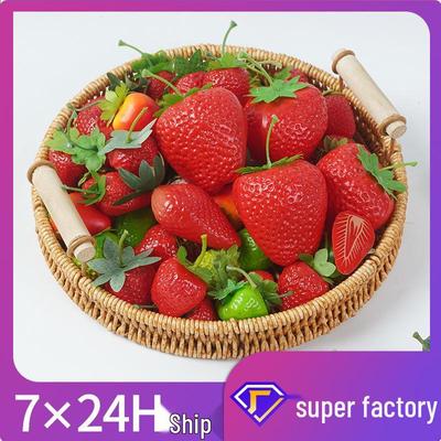 Artificial Strawberry Props for Decor and Display