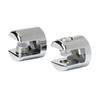 10Pcs Adjustable Zinc Alloy Glass Clip Cabinet Shelf Support Plates Bathroom Glass Holders for Fixing Bathroom Glass