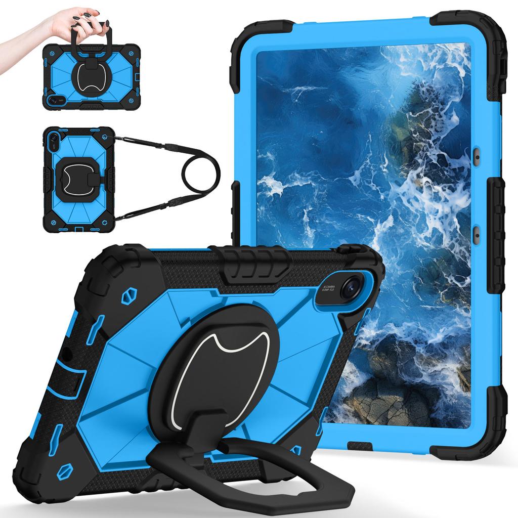 Hybrid Stand Case for Xiaomi Redmi Pad 2 2025 11.0 Inch 25040RP0AG 25040RP0AI 360 Rotating Handle Grip Cover with Shoulder Strap
