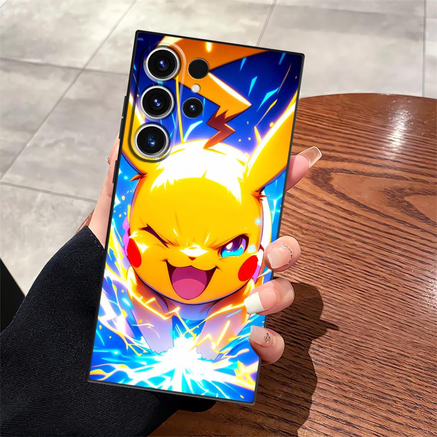 

Милый чехол Pokemon Pikachu для Samsung Galaxy S26 S10 S9 S24 Plus S23 S20 S21 FE S25 Ultra Note 20 Ultra 8 9 10 Funda Чехол для телефона Galaxy S9