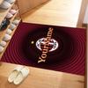 Ac Milan Customize Your Name Floor Mat Perfect for Game Room Playrooms Dining Room Kitchen Anti-slip Rug Anime Office Decor Perfect Gift for Women/Men
