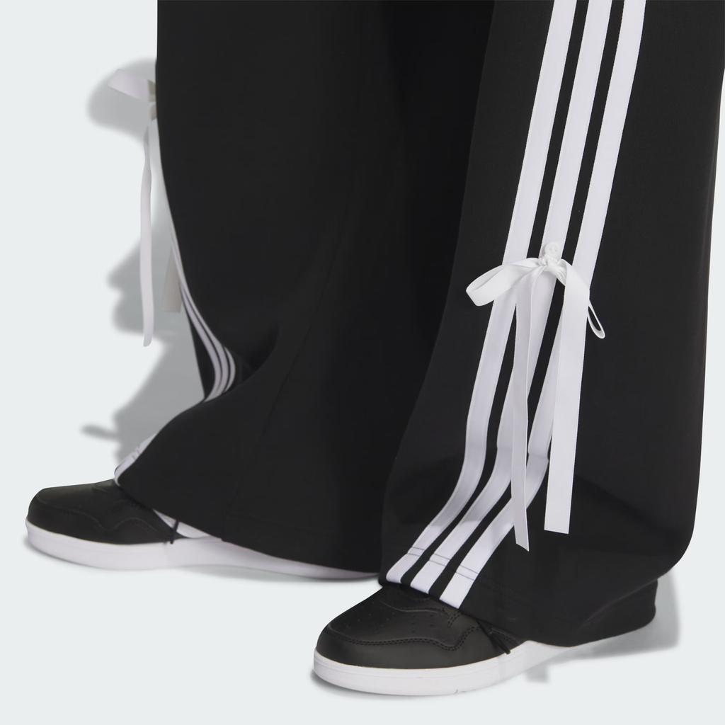 adidas Logo Tre Strisce Pantaloni Casual Larghi Donna Fondi KG3855