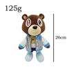 Cartoon Animal Kanye Bear Plush Toy Kanye Bear  Plush Pillow   Friends Birthday Gift