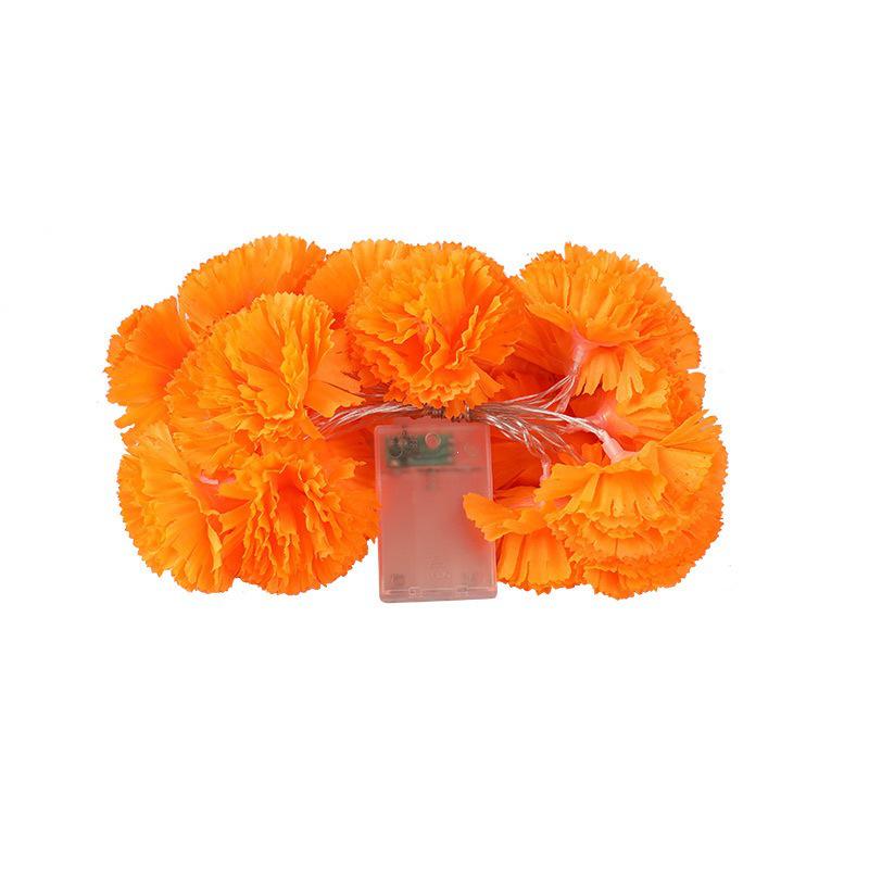 Dahlia & Chrysanthemum LED String Lights for Halloween Decoration
