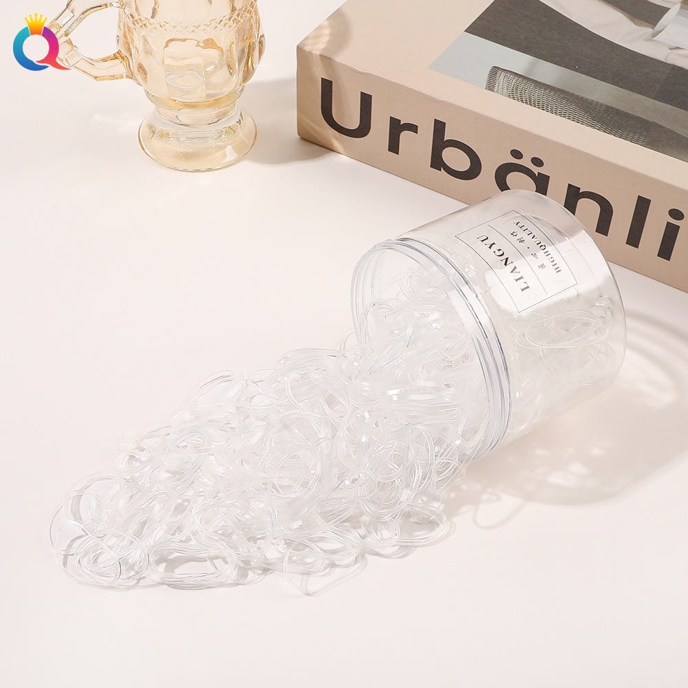 

300 шт. разноцветных маленьких одноразовых эластичных резинок для девочек, нескользящие резинки для волос, детские аксессуары для волос, резинки для волос