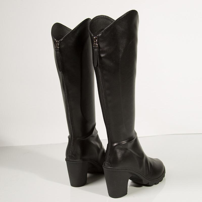 Fashion Block Heel Round Toe Knee High Thigh Boots 2025 New Platform High Heel Knight Boots for Women