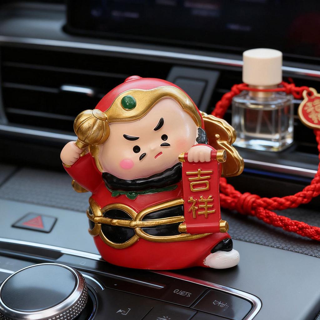 Feng Shui Statue God Figurine Decorative Gifts Resin Cute Miniatures Mini for Living Room