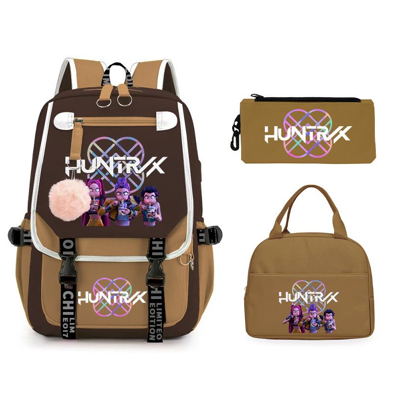 KPop Demon Hunters Demon Hunters Printed Fashion Children's Backpack Foreign Trade Trend Student School Bag