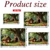1Pcs Spring Forest Cabin Easter Decoration Decoration Background Nature Backdrop Decorations For Photo Studio Photo Booth Party