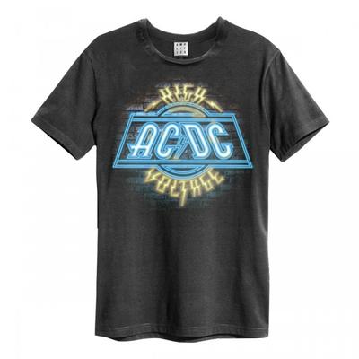 Amplified T-shirt Unisex Adulto Alta Tensione Neon AC/DC