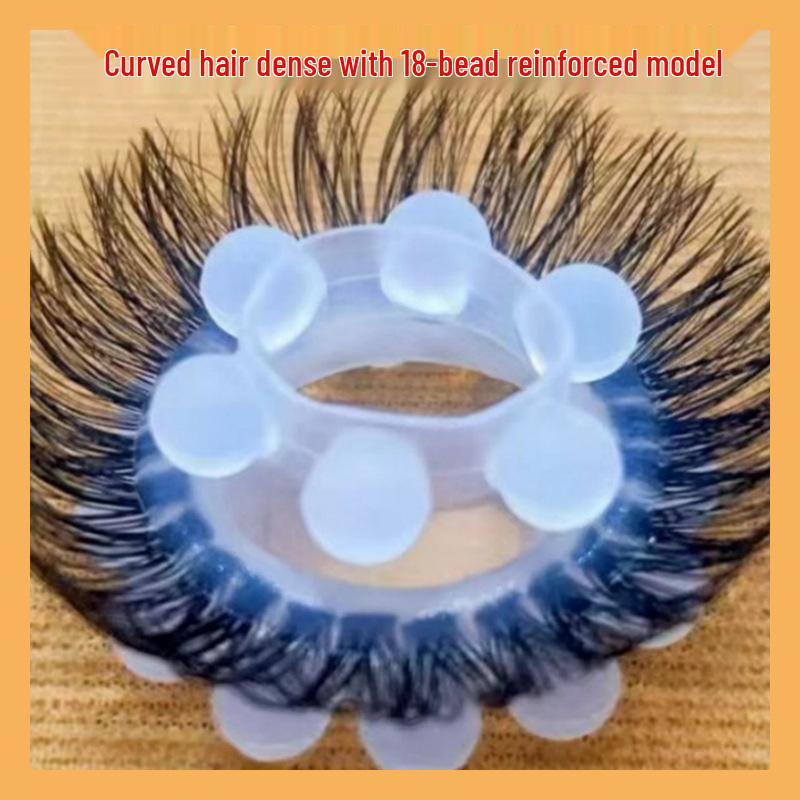 Silicone Lamb's Eye Ring: Fur-Lock Beaded Men's Intimacy Accessory for Couples