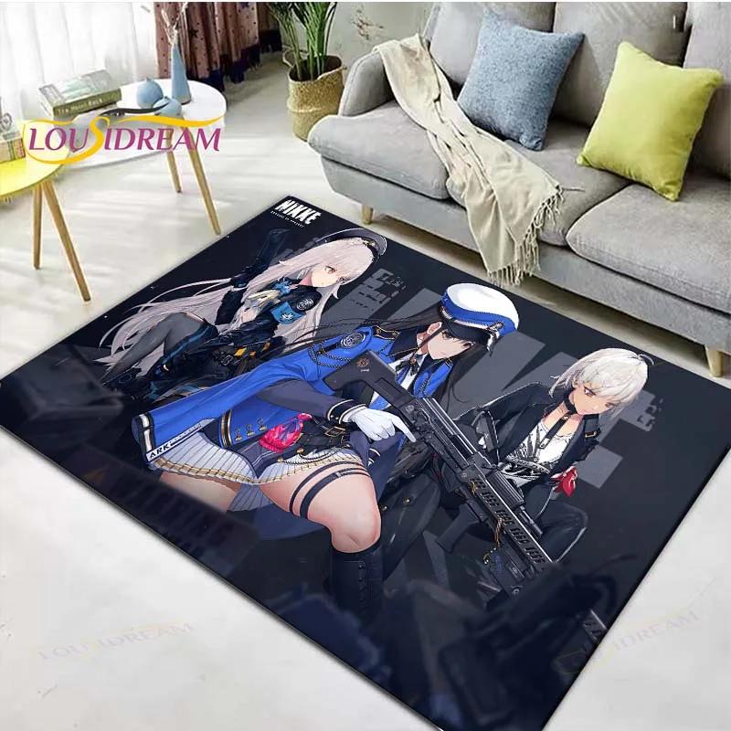 Hot Game Characters Nikke Goddess of Victory Carpet Outdoor Rug Area Rug Non-slip Carpet Bedroom Decor Carpet for Gift