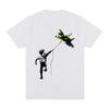 2026 New Banksy Tshirt Not War Peace Cotton Unisex T Shirt New Tee Tshirt Unisexs Tops Unisex