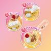EPOCH Whipple Character [Disney Princess Pearl Sweets Set Belle] W-155 ST Mark, Ages 8 and Up, Toy for Decorating and Pastry Making, Whipple