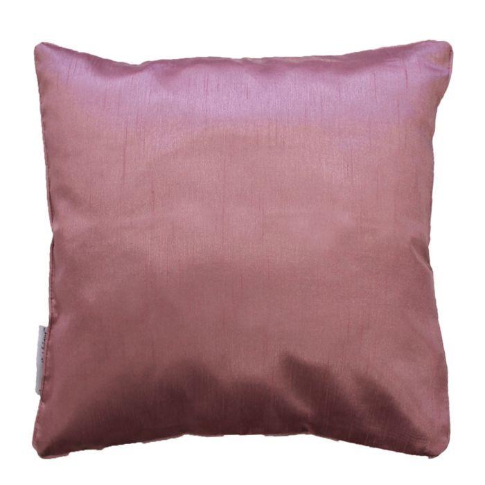 Housse de coussin - DOUCEUR D'INTERIEUR - SHANA - 40x40 cm - Rose - Synthétique