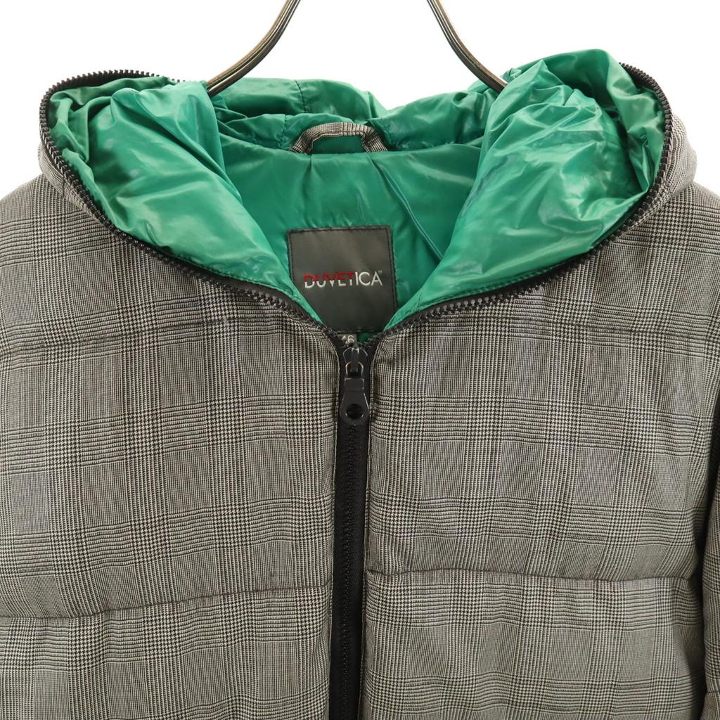 DUVETICA SHIPS Exklusiv Hergestellt in Bulgarien Glen Check Muster Daunenjacke Herren Gebraucht