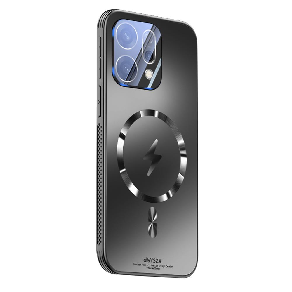 For Oppo Reno14 5G (Global) Case Compatible with MagSafe Matte PC+TPU Heat Dissipation Phone Cover