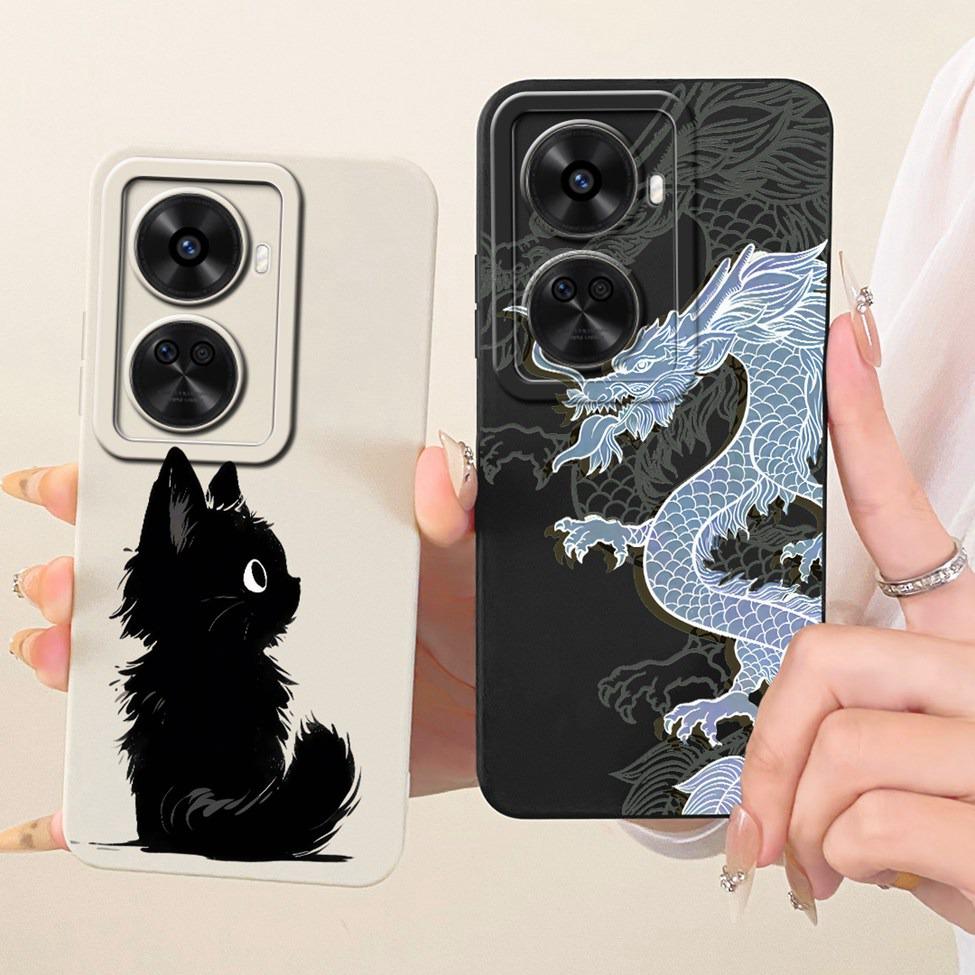 For Huawei Nova 12 SE BNE-LX1 Casing For Huawei Nova 11 SE BON-AL00 Cover Fashion Cartoon Cute Funny Painted Silicone Phone Case