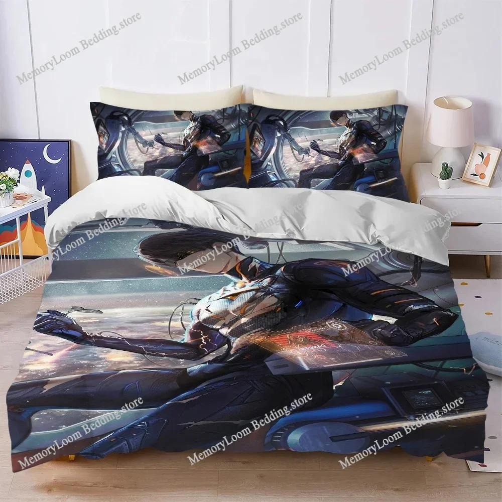Hot Game Love and D-Deepspace Caleb Duvet Cover Set Bedding Soft Laundry Cotton Bed Four Seasons Student Dormitory Home Textile7