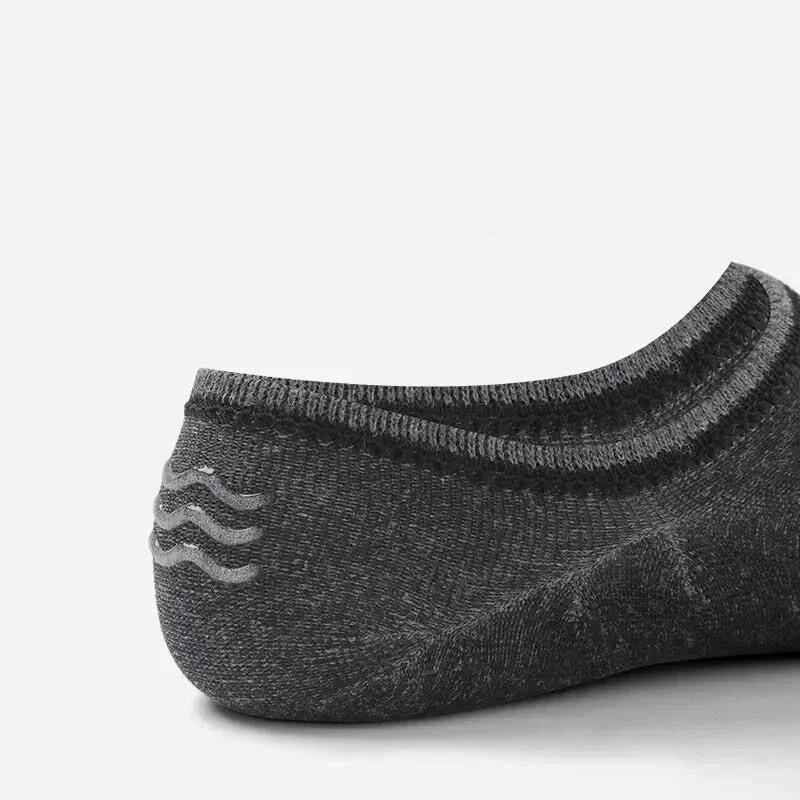 Unisex 10 Pairs Cotton No Show Socks, Lightweight Breathable Summer Ankle Socks, Non-Slip Low Cut Boat Socks for Sneakers