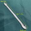 Stainless Steel Double-Headed and Single-Headed Medicine Sampling Spoon Set (22CM) - 3 Pack