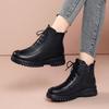 Winter flat short boots women's new velvet non-slip thickened cotton boots keep warm women's cotton shoes snow boots children