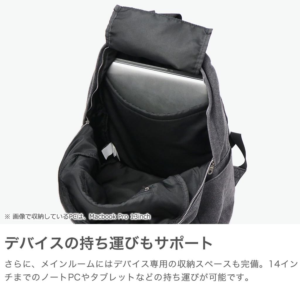 [X-girl] Canvas Daypack CANVAS DAYPACK 105244053010 BLACK ONE SIZE