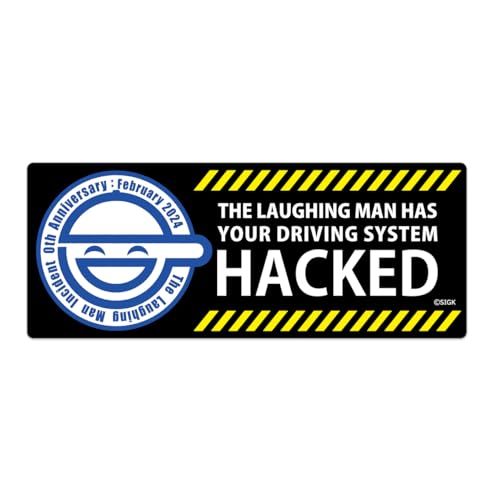 Ghost in the Shell S.A.C. Series Highly Luminous Dashcam Sticker Laughing Man