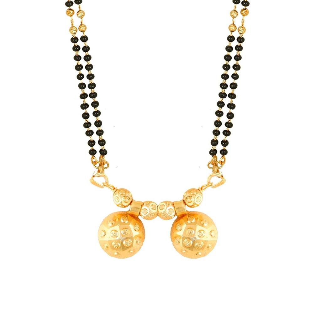 Mangalsutra For Women Girls Ladies Temple South Indian Traditional 1 Gram Gold Stylish Maharashtrian Long Chain