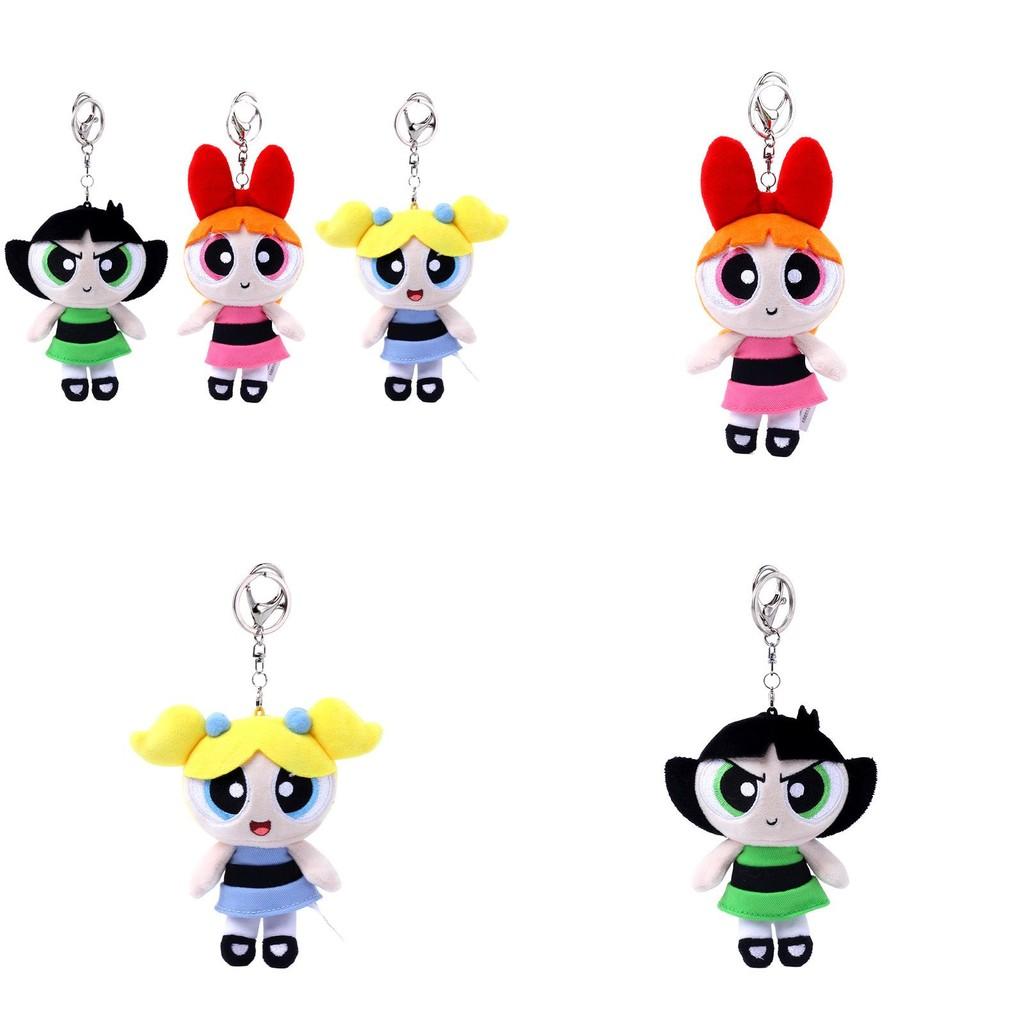 The Girls Powerpuff Season Plush Keychain Velvet Collectors Children Doll Gift