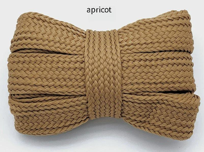 2CM Width Fat Shoe Laces - Cotton Rope Flat Thick Wide Shoelaces for Sneakers - Unisex 100/120/140/160CM Shoes Accessories