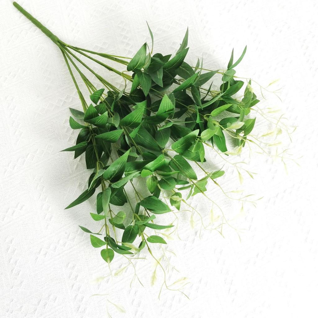 Simulation Plant Clematis Honeysuckle Leaves, Simulation Wall Hanging Hanging Rattan Decoration, Wedding Scene Auditorium Decoration