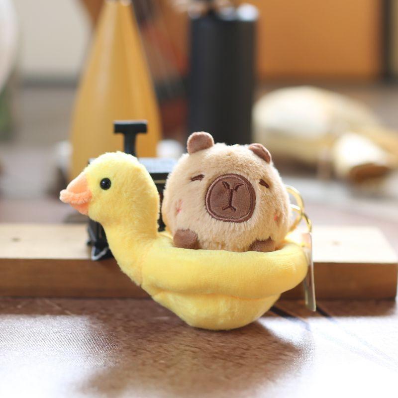 Panda Plush Bag Keychain Charm With Soft Short Material Kids Travel Accessories