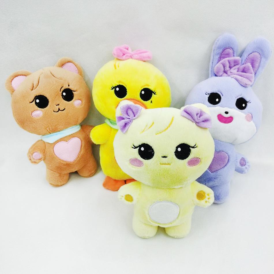 Neue Rosa Plüschpuppe BORN PINK Welttournee Offizielle Plüschtiere Jennie Lisa Rose Jisoo Kawaii Stofftiere Spielzeug Fans Geburtstagsgeschenk