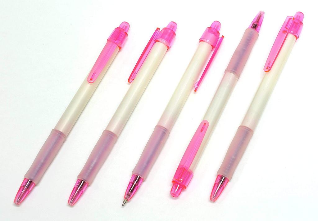 Pix cu bilă din cauciuc Pastel 904, Set 70 buc., Roz, T23-LE-904P-70-P