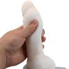 Superweicher Dildo mit Saugnapf, weibliches Masturbationsspielzeug, Penis-Hautgefühl, realistischer Schwanz, weiches Material für Oralsex, weiblich