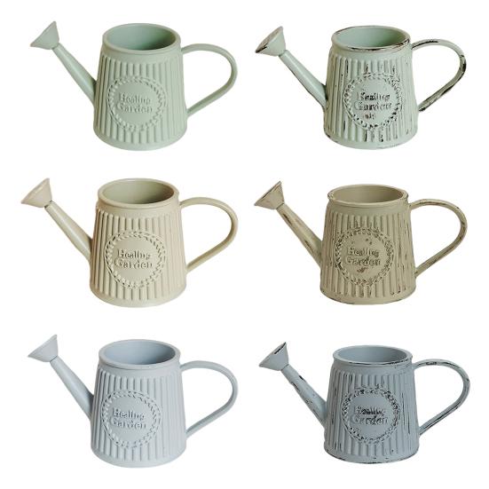 Mini sticlă de udare Oală de stropire în miniatură din metal Casă de păpuși Instrumente de grădinărit Jucărie Udare simulată