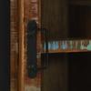 Bathroom Cabinet with Shelf Brown Solid Upcycled Wood