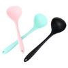 Kitchen Multifunction Non-stick Dinnerware Silicone Tableware Serving Spoon Scoop Soup Ladle
