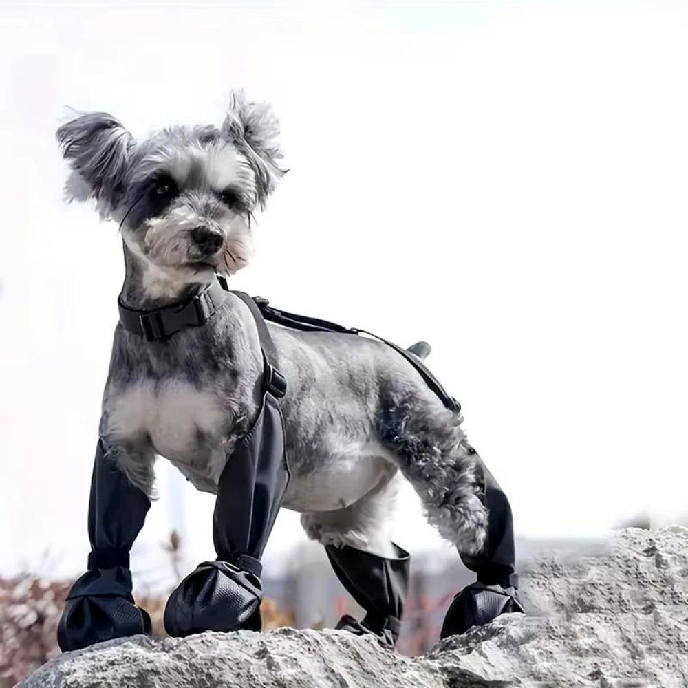 Anti-Slip Pet Paw Protector Waterproof Dog Suspender Sock Anti-fall Dog Rain Booties Pet Outdoor