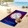 Asciugamano da Spiaggia Personalizzato Stampato Ajax Amsterdam Logo Calcio Supporto Nome Personalizzato Testo Asciugamano Assorbente Per Sport Viaggio Regalo Speciale