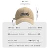 Hat Women'S Spring And Summer Versatile Embroidered Alphabet Baseball Cap Wide Soft Top Cap Big Brim