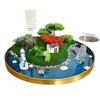 Hotel Dining Table Turntable Floral Display and Arrangement