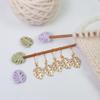 Stitching Marker Charm Locking Stitching Marker Knitting Needle Point Protectors, Locking Stitching Marker for Stitching