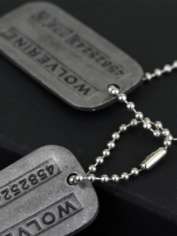 Bijuterii cu Pandantiv Câine Wolverine X-Men Marvel Pentru Bărbat și Femeie