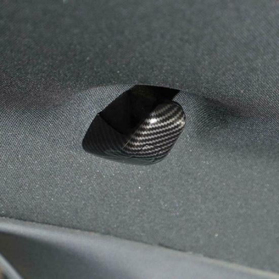 Kohlefaser Hintere Decke Dachhaken Abdeckung Zierleiste Für 2015+ Dodge Challenger Teile